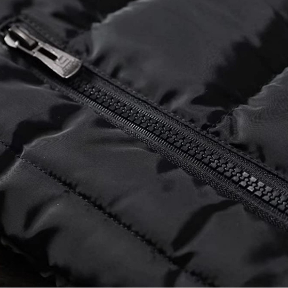 BRAND NEW MENS BLACK PUFFER VEST NWT - Picture 8 of 8